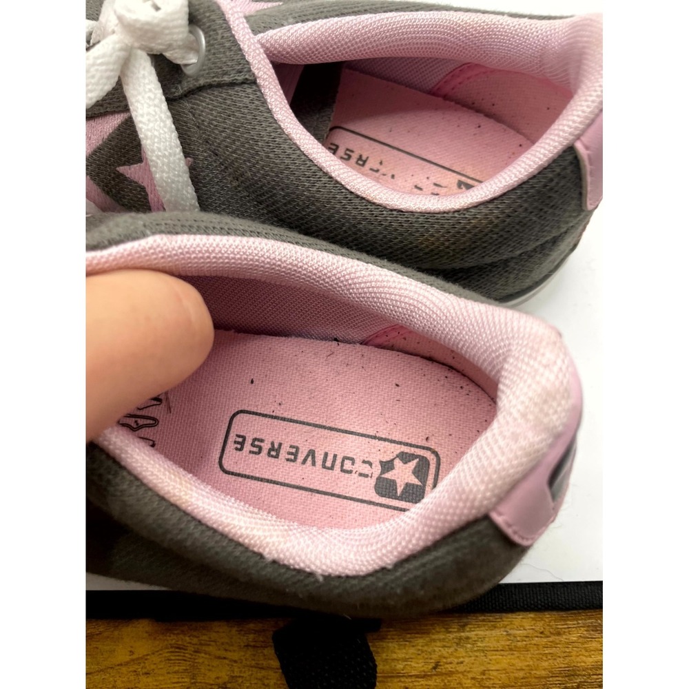 Converse Star Player 76 Unisex M6.5/W8.5 Black Pink Low Top Skateboarding Shoes - Picture 7 of 9